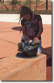 Newman Town Park Public Art - Safe in Newman