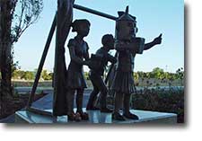 Bronze Sculpture Night Rehearsal