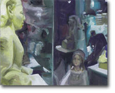 Exhibition Girl In Mauve Hat