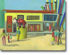 Small Oil Painting - Weert Station