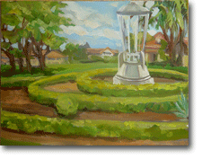 Small Oil Painting - Public Art Hyde Park