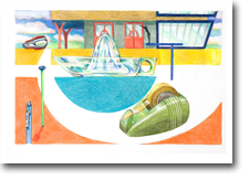 A2 Drawings - Water Feature