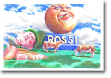 A2 Drawing - Still Life with Real Sky