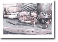 A2 Drawing- The Last Girl Doll